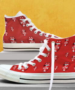 Rolling Stones Lisbon On Fire High Top Sneakers
