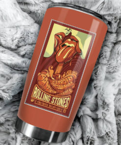 Rolling Stones Merch Santiago RocknRoll Tumbler Cup