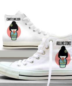 Rolling Stones Merch Tokyo Dome Shoes High Top Sneakers