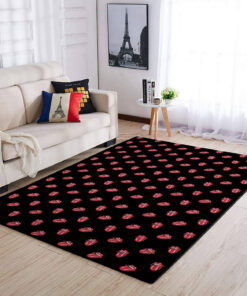 Rolling Stones Tongue Pattern Rug Carpet