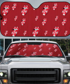 The Rolling Stones 14 On Fire Lisbon Auto Sun Shade