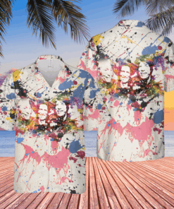 The Rolling Stones Band Watercolor Art Hawaiian Shirt