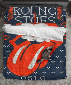 The Rolling Stones Merch 14 On Fire Olso Norway Bedding Set