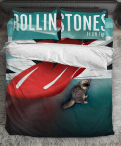 The Rolling Stones Merch 14 On Fire Olso Norway Bedding Set