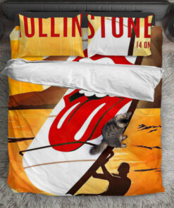 The Rolling Stones Merch 14 On Fire Perth Bedding Set