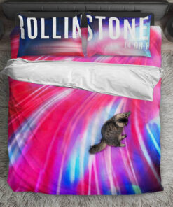 The Rolling Stones Merch 14 On Fire Shanghai Bedding Set
