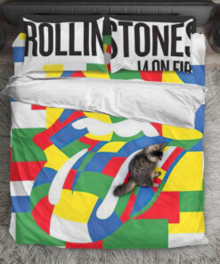 The Rolling Stones Merch 14 On Fire Zurich, Switzerland Bedding Set