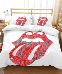 The Rolling Stones Merch 3D CUSTOMIZE THE ROLLING STONES BAND BEDDING SET DUVET COVER SET BEDROOM SET BEDLINEN 2