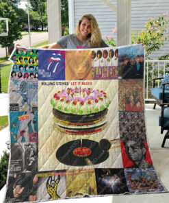 The Rolling Stones Merch Albums Premium Quilt Blanket For Fans 02