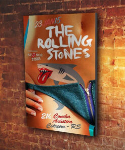 The Rolling Stones Merch B-Sides &amp; Classic Museum Framed Canvas