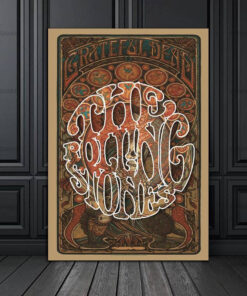 The Rolling Stones Merch Free Style Museum Framed Canvas