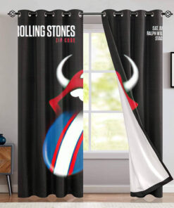 The Rolling Stones Merch horn logo Window Curtain