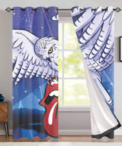 The Rolling Stones Merch Le Festival July 15 Window Curtain