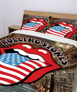 The Rolling Stones Merch Library Bedding Set