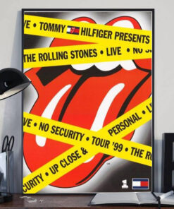 The Rolling Stones Merch Live Tour '99 Museum Framed Canvas