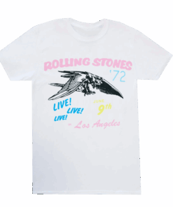 The Rolling Stones Merch Los Angeles '72 Tour T-Shirt