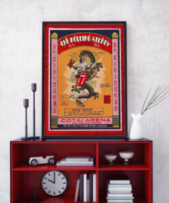 The Rolling Stones Merch Macao 2014 Museum Framed Canvas