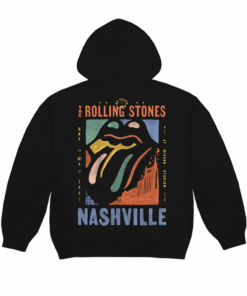 The Rolling Stones Merch Nashville No Filter 2021 Tour Hoodie