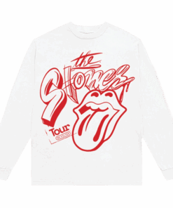 The Rolling Stones Merch No Filter USA 2021 White Long Sleeve Shirt