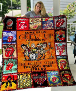 The Rolling Stones Merch Premium Quilt Blanket 005