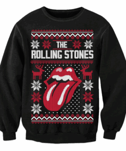 The Rolling Stones Merch Rolling Stones Christmas Holiday Sweater