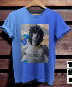 The Rolling Stones Merch RUFFMERCY Keith TShirt Sweatshirt Hoodie - Royal Blue