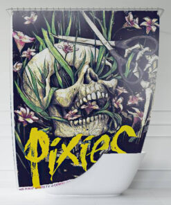 The Rolling Stones Merch Skullcap Pixies Art Shower Curtain, Extra Long 71 Inch
