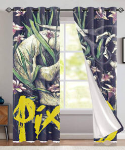The Rolling Stones Merch Skullcap Pixies Window Curtain