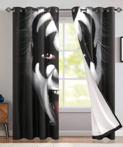 The Rolling Stones Merch smile of devil Window Curtain