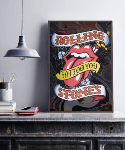 The Rolling Stones Merch Tattoo You Museum Framed Canvas