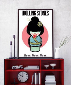 The Rolling Stones Merch Tokyo Dome Museum Framed Canvas