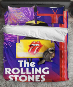 The Rolling Stones Merch Zip Code Tour 2015 Milwaukee Bedding Set