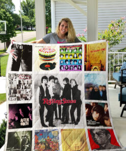 The Rolling Stones Quilt Blanket