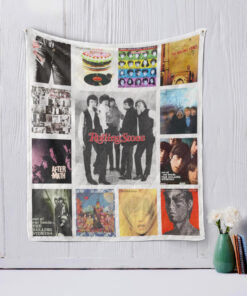 The Rolling Stones Quilt Blanket