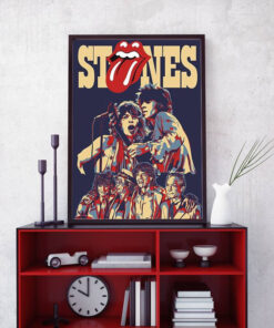 The Rolling Stones Stones Museum Framed Canvas