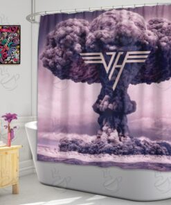 6All Over Shower Curtain - VHA - FALLOUT IN LITTLE ROCK '79 FDRVH
