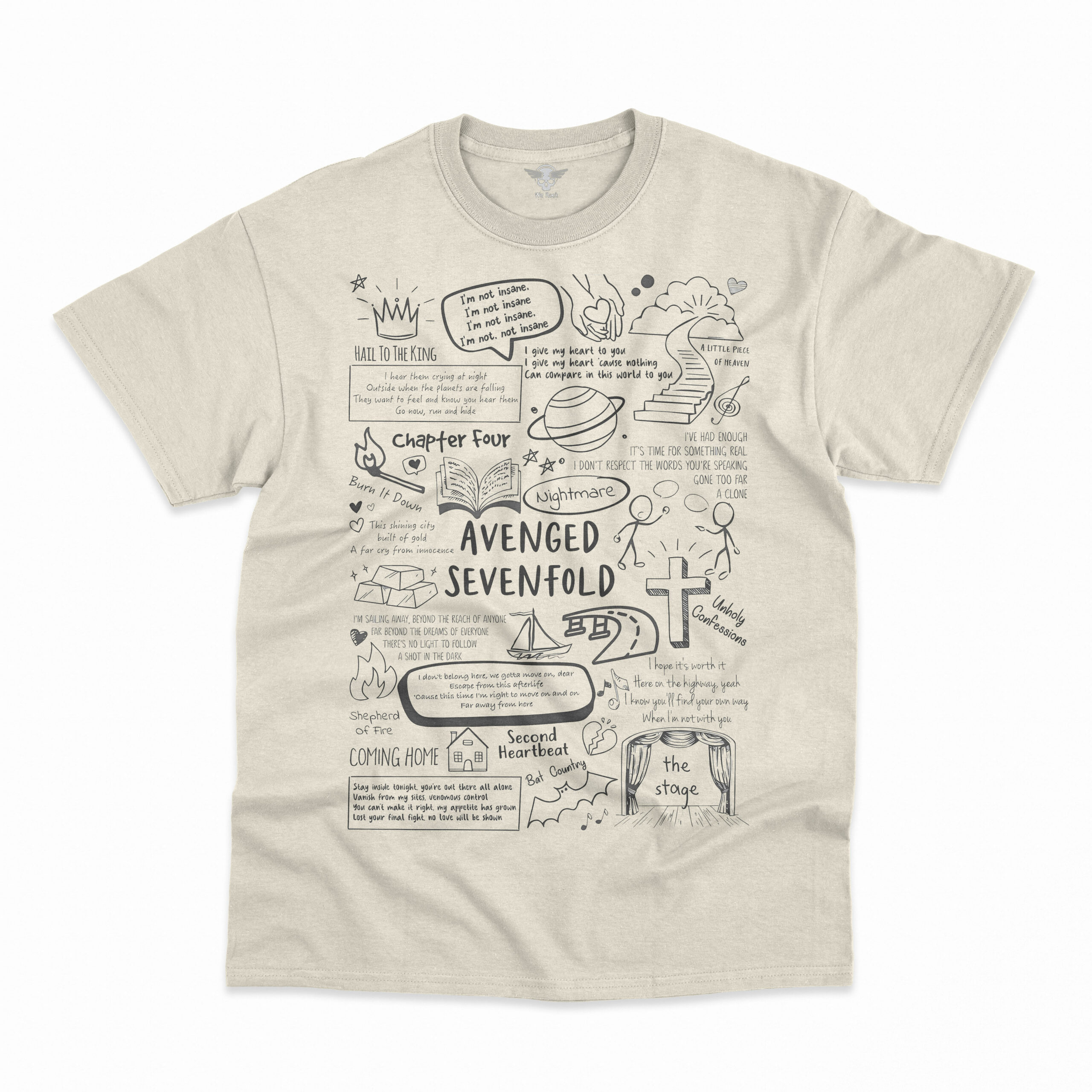 A7X Classic T-Shirt HP A7X2DW220225 (4)