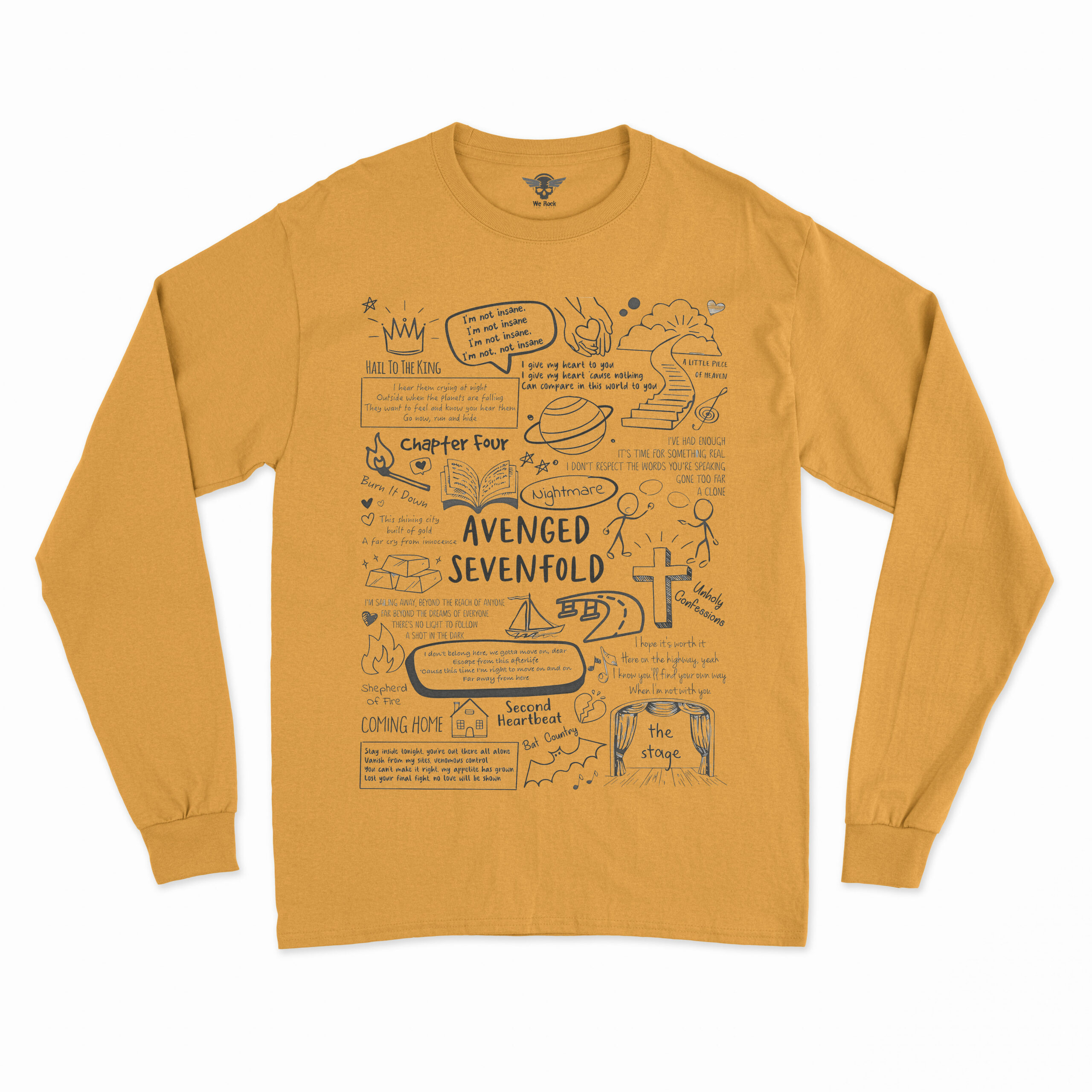 A7X Classic T-Shirt HP A7X2DW220225 (4)