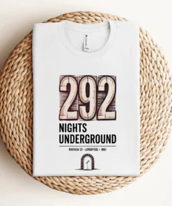 292 Nights Underground — Liverpool Rock Heritage Tee