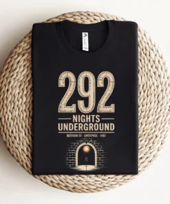 292 Nights Underground — Liverpool Rock Heritage Tee — Design I