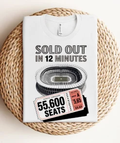55,600 — Shea Stadium August 15 1965 — Concert Heritage Tee — Design I