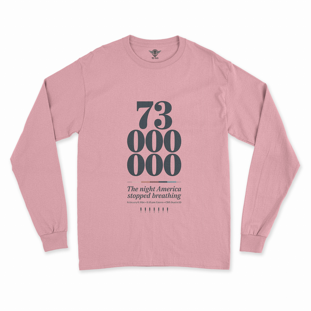 73 Million — The Night America Stopped Breathing — Vintage Rock Tee — Design I