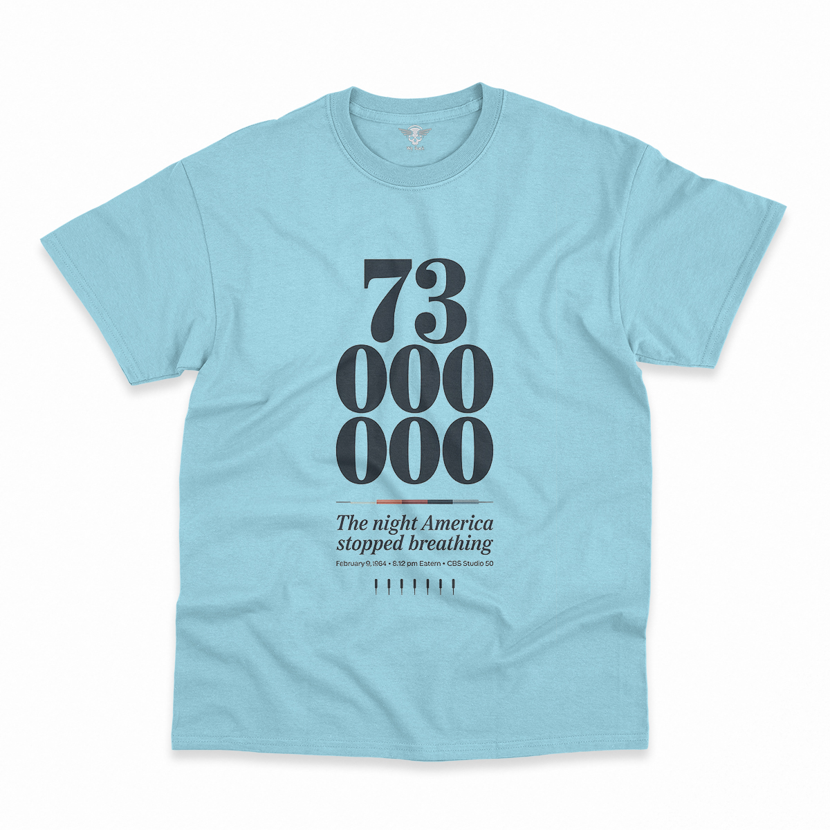 73 Million — The Night America Stopped Breathing — Vintage Rock Tee — Design I