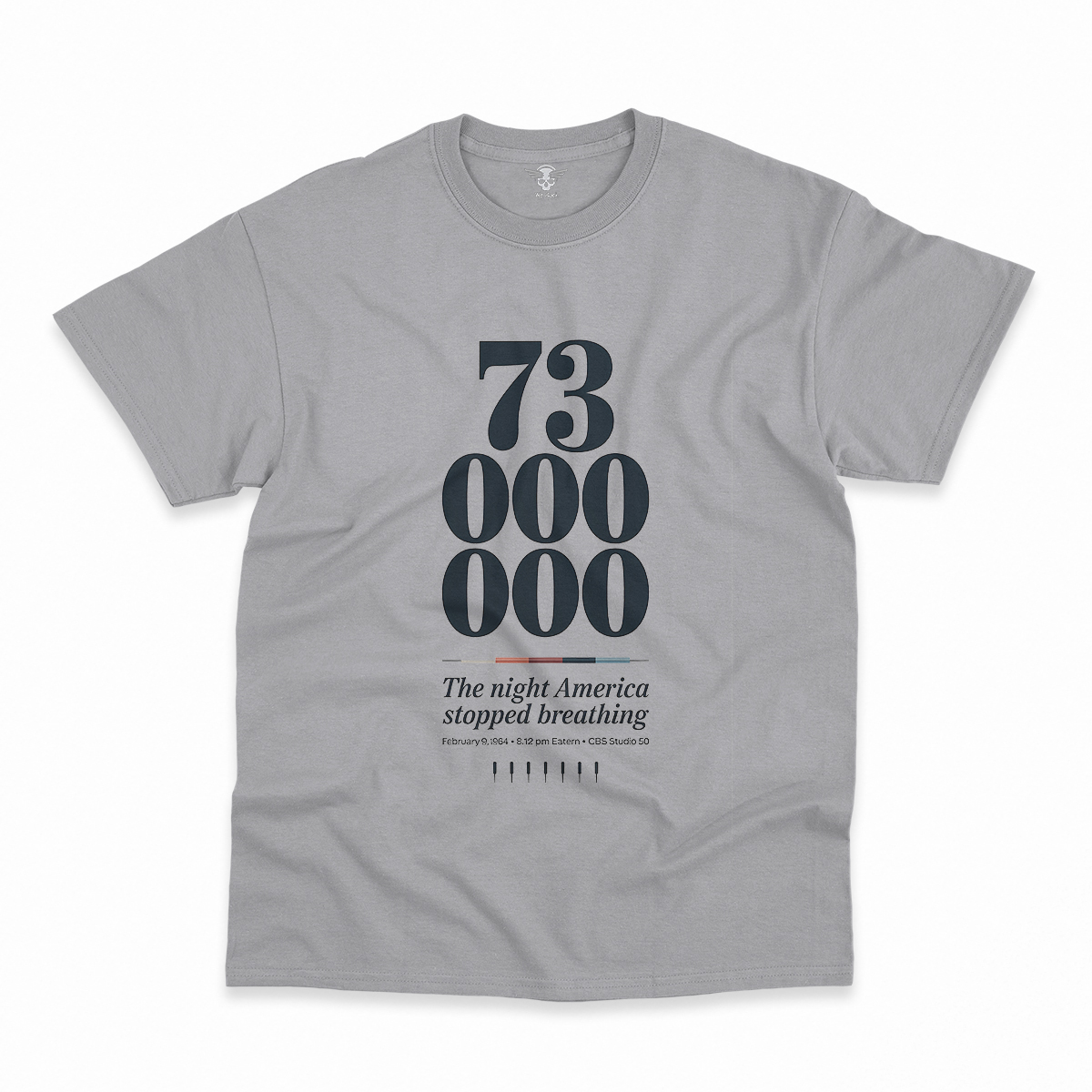 73 Million — The Night America Stopped Breathing — Vintage Rock Tee — Design I
