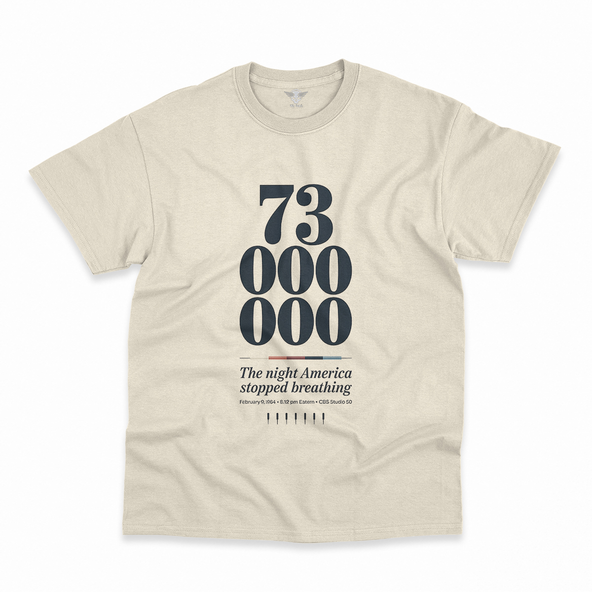 73 Million — The Night America Stopped Breathing — Vintage Rock Tee — Design I