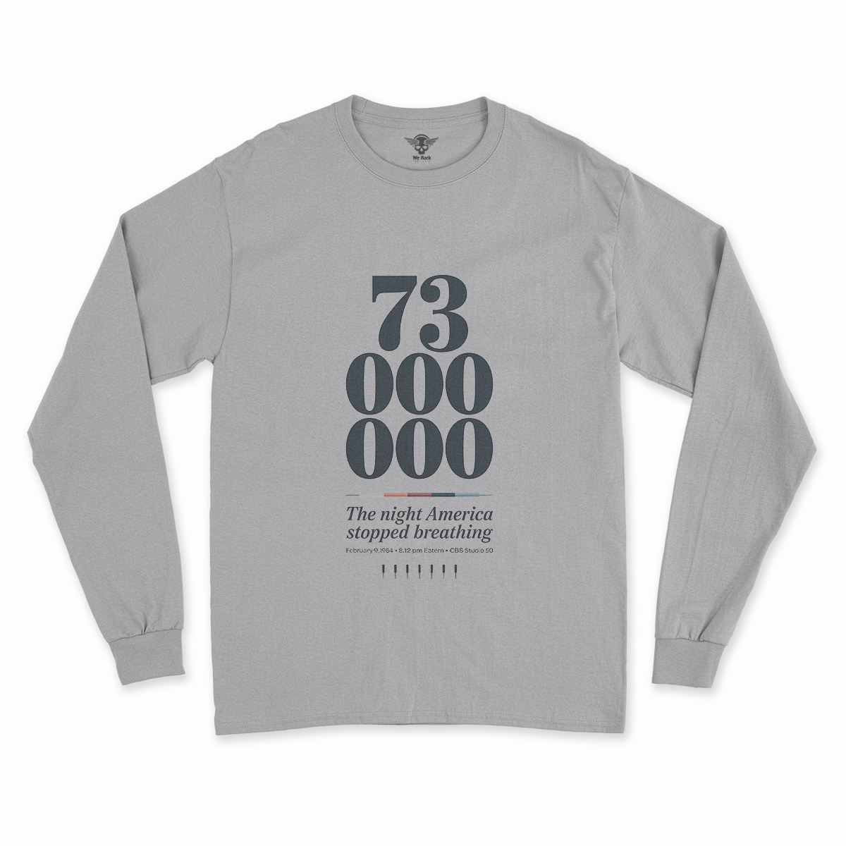 73 Million — The Night America Stopped Breathing — Vintage Rock Tee — Design I