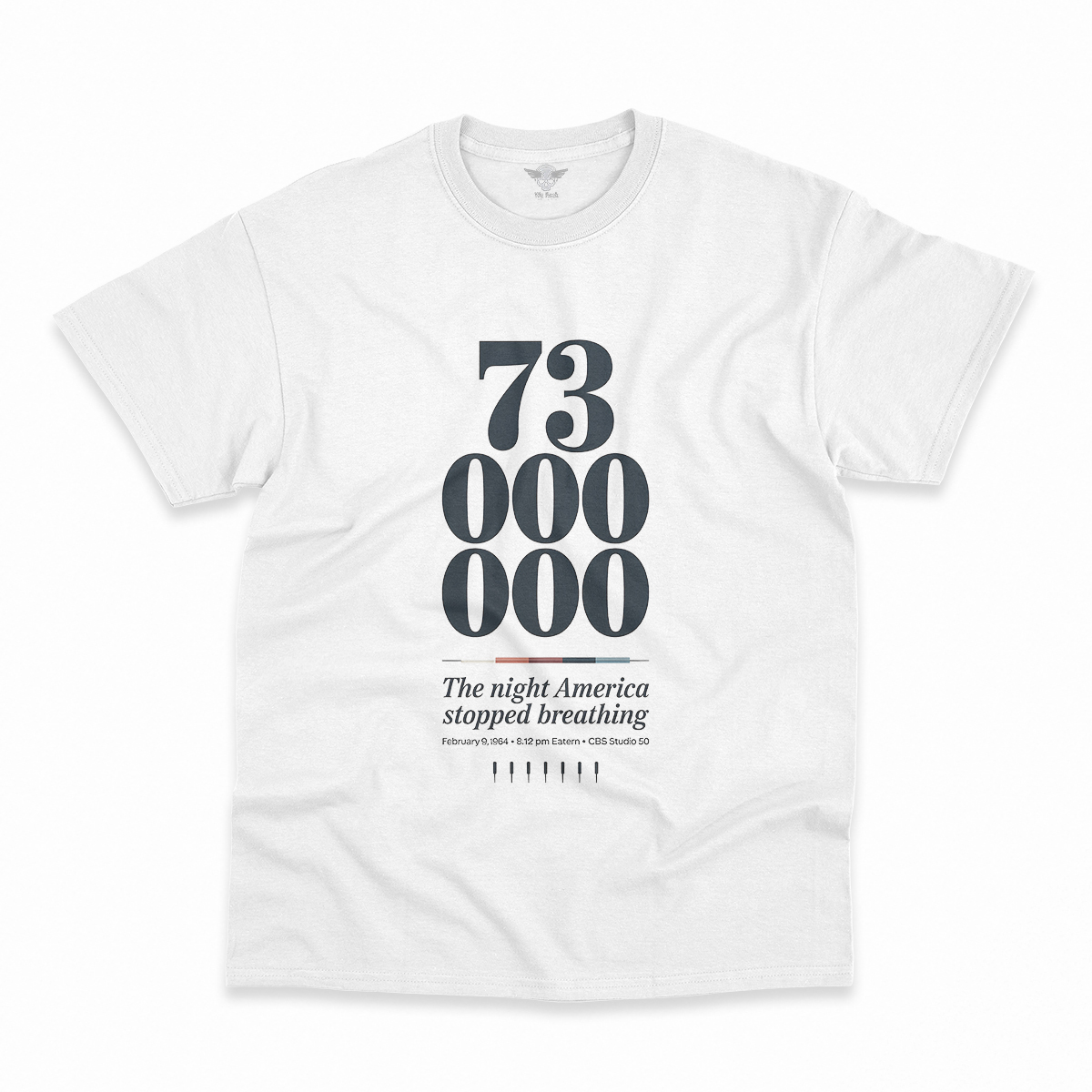 73 Million — The Night America Stopped Breathing — Vintage Rock Tee — Design I