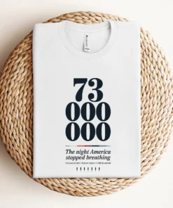 73 Million — The Night America Stopped Breathing — Vintage Rock Tee — Design I