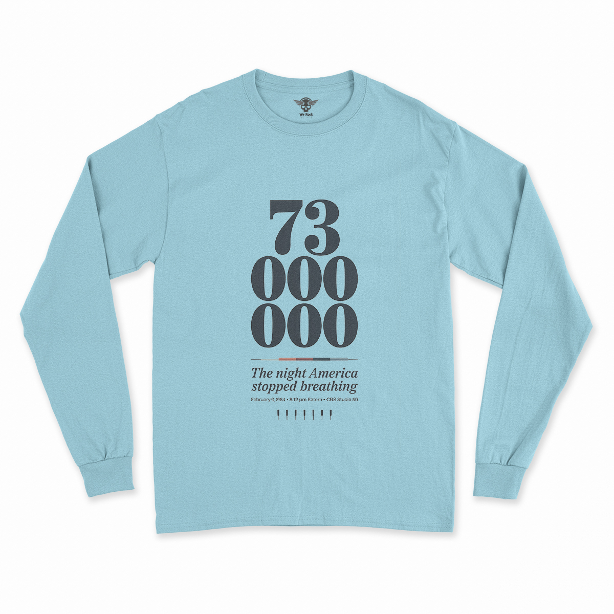 73 Million — The Night America Stopped Breathing — Vintage Rock Tee — Design I