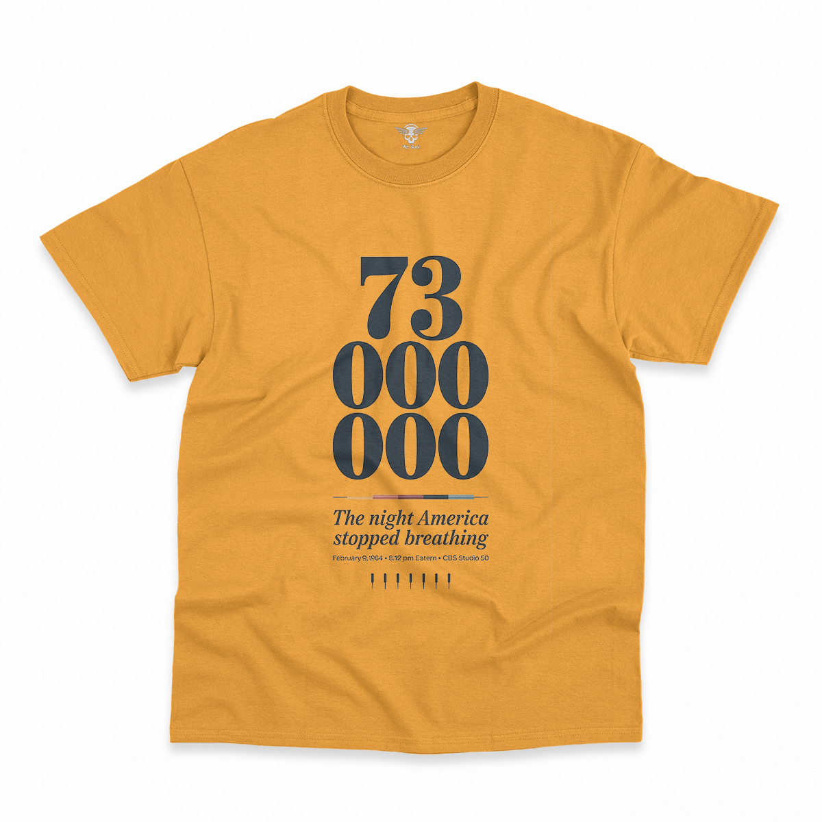73 Million — The Night America Stopped Breathing — Vintage Rock Tee — Design I